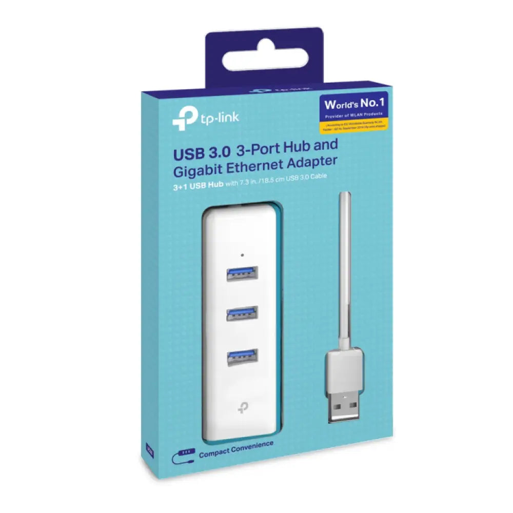 TP-Link UE330 USB 3.2 Gen 1 (3.1 Gen 1) Type-A 1000 Mbit/s Blanco - detalle