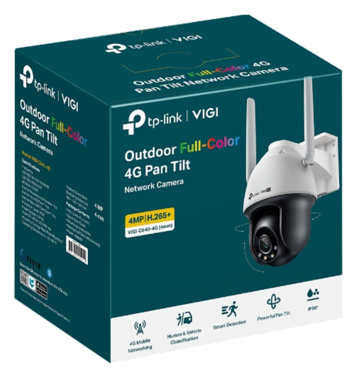 TP-LINK VIGI C540-4G 4MM - detalle