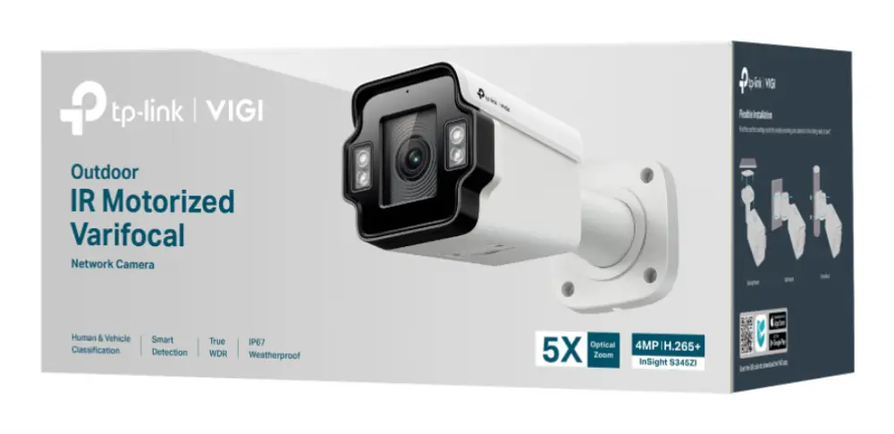 TP-Link VIGI InSight S345ZI Bala (forma) Cámara de seguridad IP Exterior 2688 x 1520 Pixeles Pared - detalle