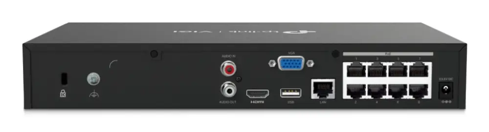 TP-Link VIGI NVR1008H-8P Negro - detalle