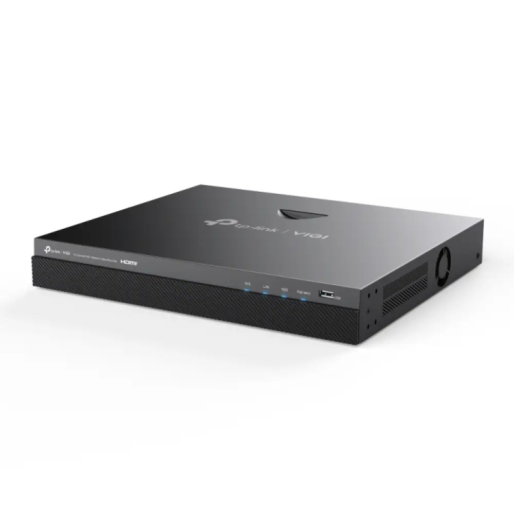 TP-Link VIGI NVR2016H-16P Grabadore de vídeo en red (NVR) Negro - detalle