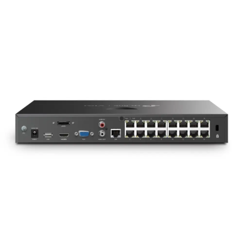 TP-Link VIGI VIGINVR2016H-16MP4TB Negro - detalle