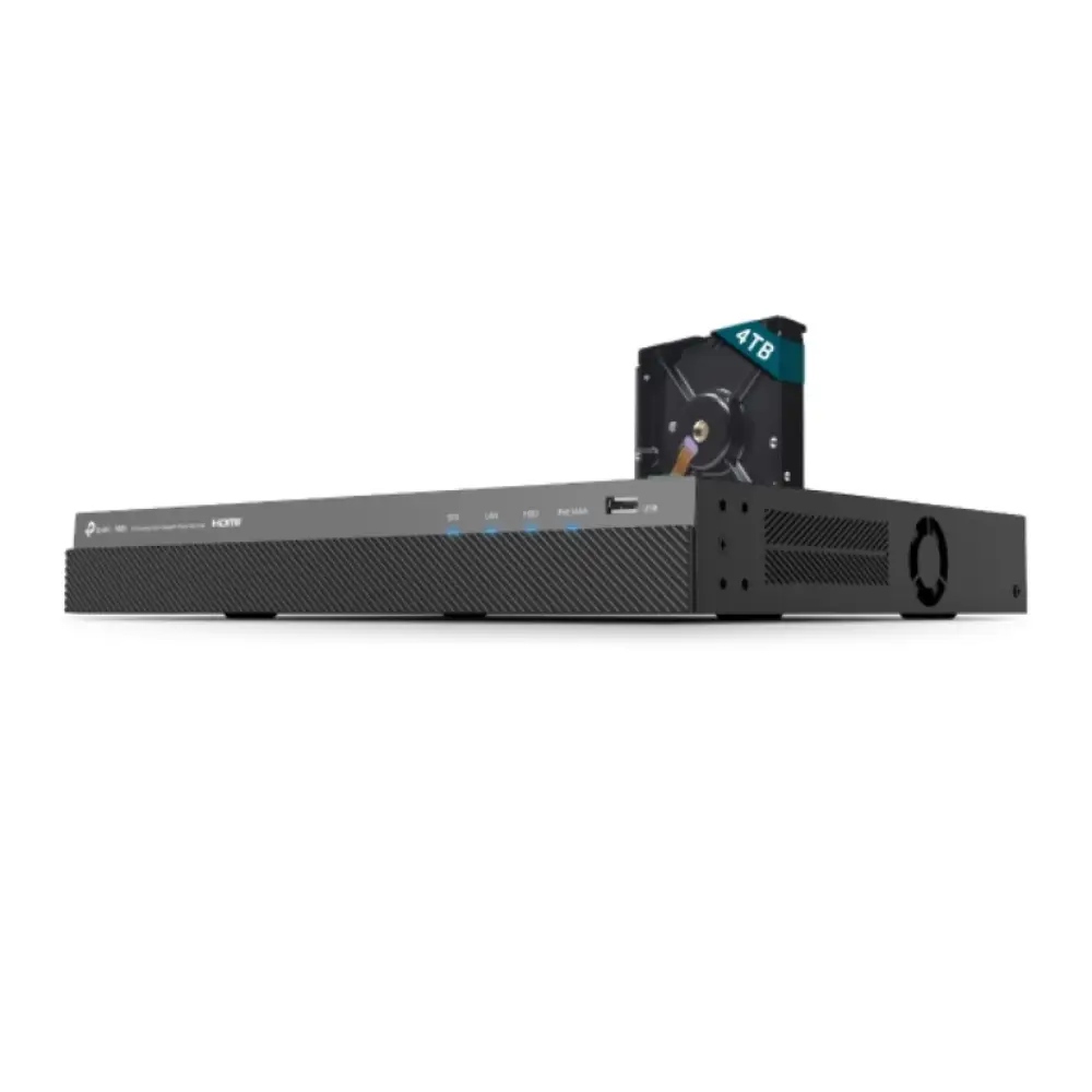 TP-Link VIGI VIGINVR2016H-16MP4TB Negro