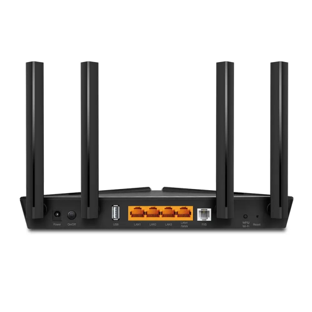 TP-Link XX230V router inalámbrico Gigabit Ethernet Doble banda (2.4 GHz / 5 GHz) Negro - detalle