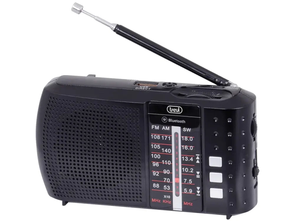 Trevi 0RA7F2000 radio Portátil Analógico y digital Negro - detalle