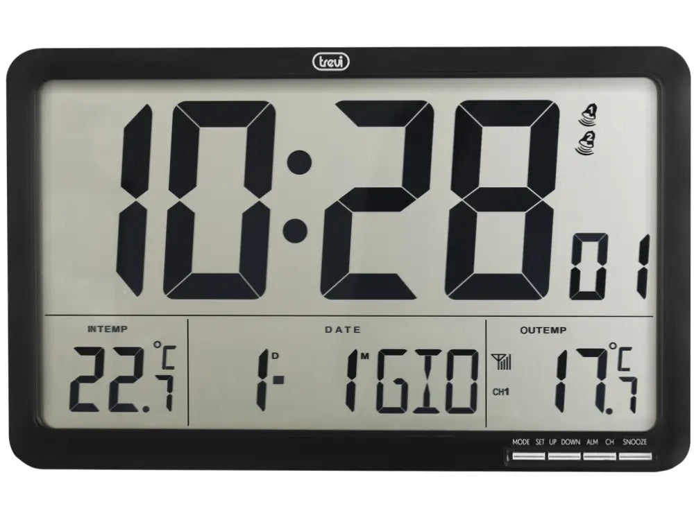 Trevi OM 3560 RC Negro LCD Batería - detalle
