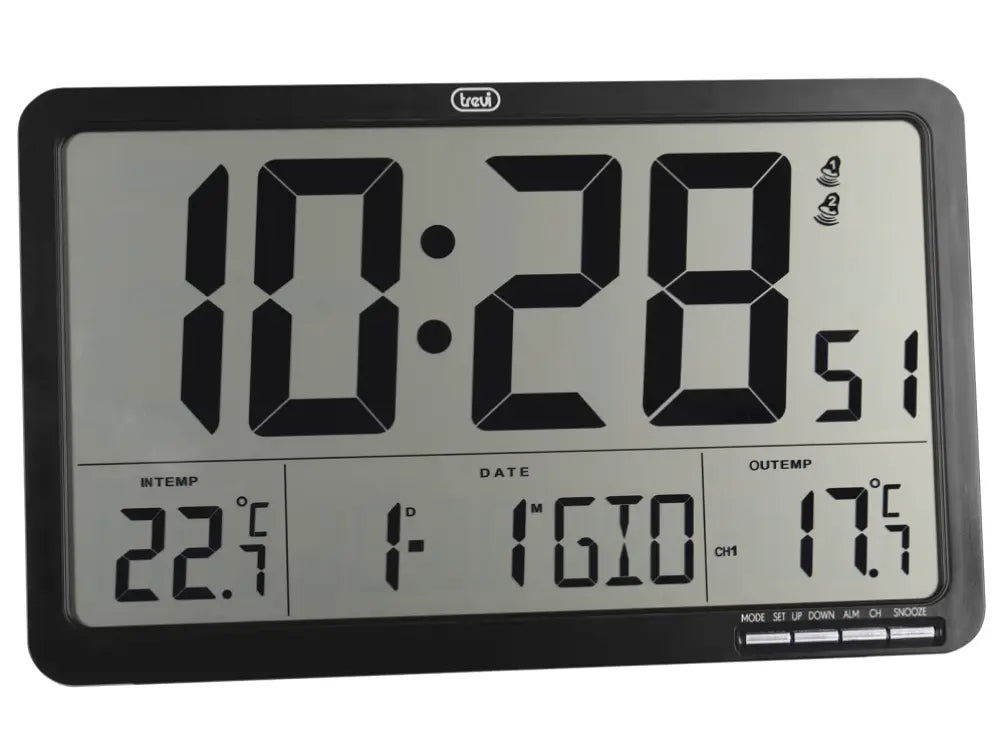 Trevi OM 3560 RC Negro LCD Batería - detalle