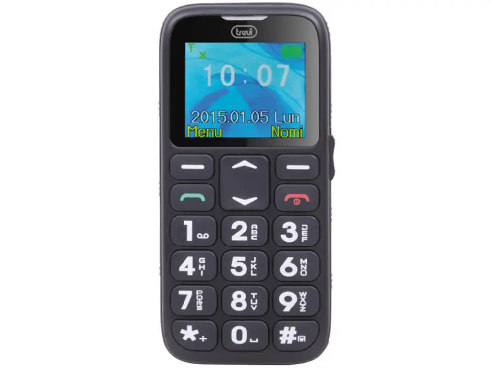 Trevi Sicuro 10 4.5 cm (1.77") Negro Teléfono para personas mayores - detalle