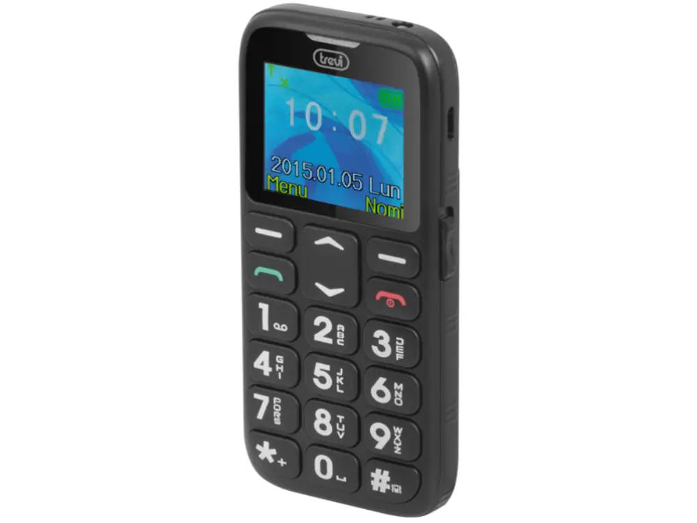 Trevi Sicuro 10 4.5 cm (1.77") Negro Teléfono para personas mayores - detalle