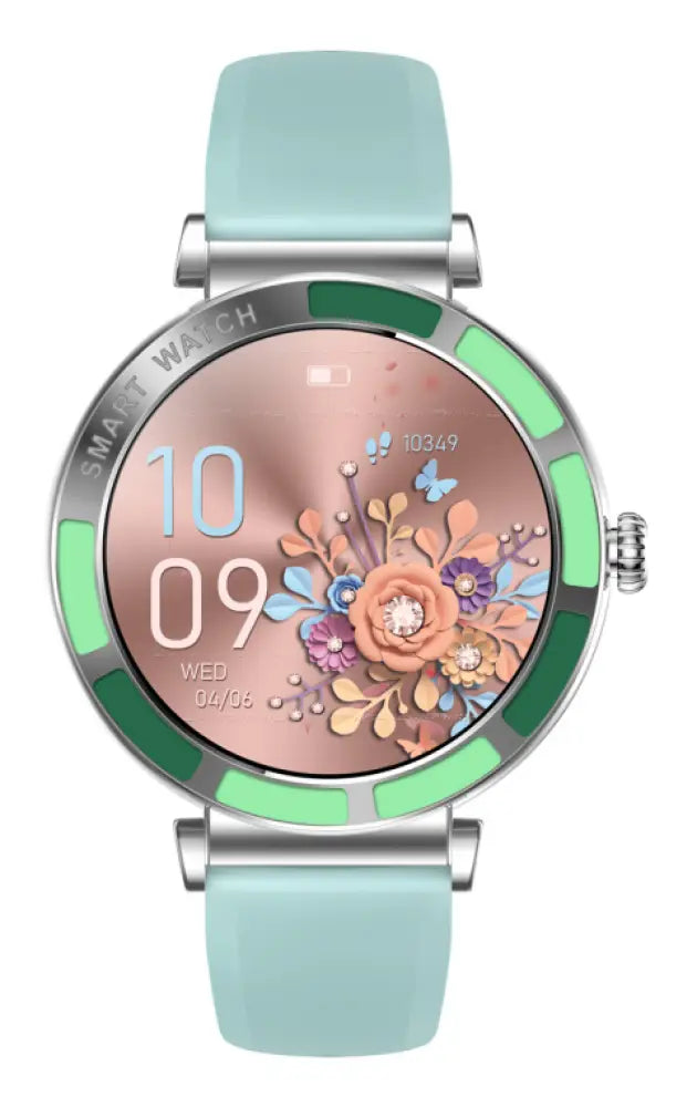 Trevi T-FIT 245 L 3.23 cm (1.27") IPS 41 mm Digital Pantalla táctil Verde. Metálico - detalle