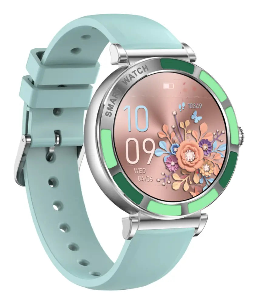 Trevi T-FIT 245 L 3.23 cm (1.27") IPS 41 mm Digital Pantalla táctil Verde. Metálico - detalle