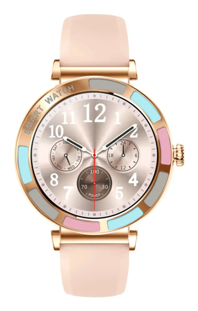 Trevi T-FIT 245 L 3.23 cm (1.27") IPS 41 mm Digital Pantalla táctil Rosa - detalle