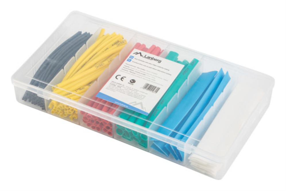 TUBO LANBERG TERMORRETRACTIL 100 UDS 100MMX1,5 A 13MM MULTICOLOR