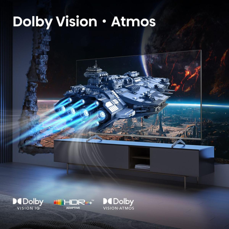 TV HISENSE 100E7Q PRO 100" 4K ULTRA HD SMART TV WIFI NEGRO - detalle