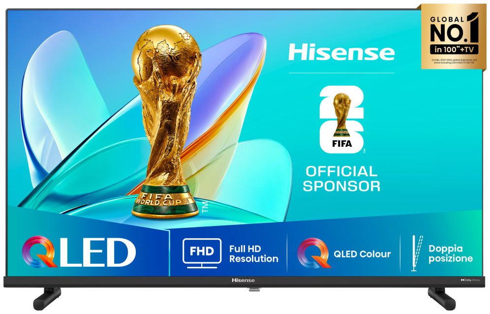 TV HISENSE 32A5Q 32" QLED SMART TV DOLBY ATMOS - detalle