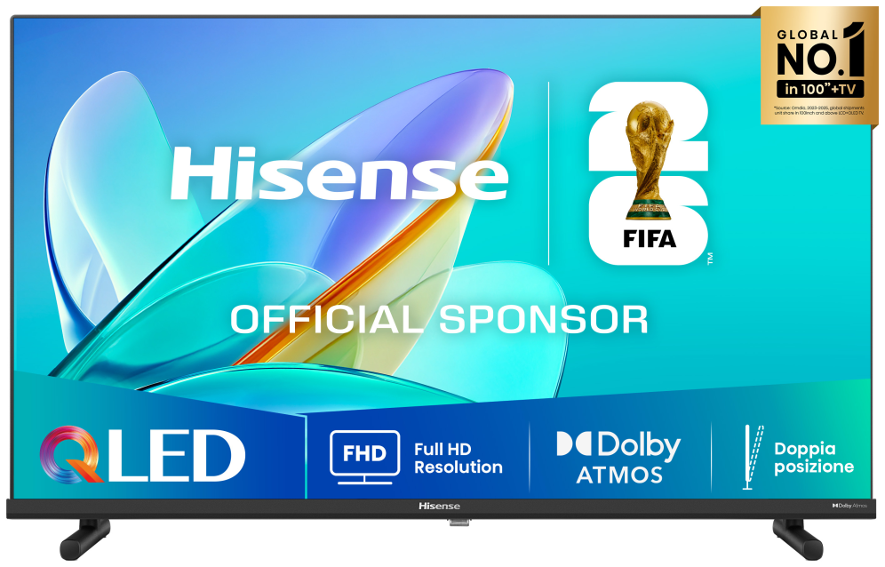 TV HISENSE 32A5Q 32" QLED SMART TV DOLBY ATMOS - detalle
