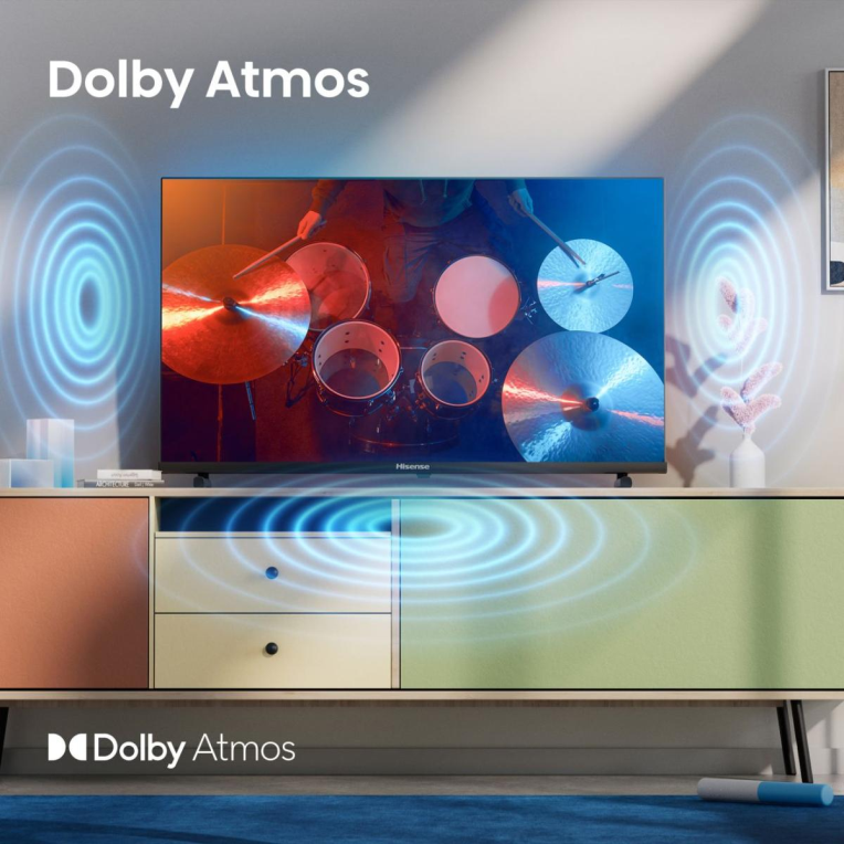 TV HISENSE 32A5Q 32" QLED SMART TV DOLBY ATMOS - detalle