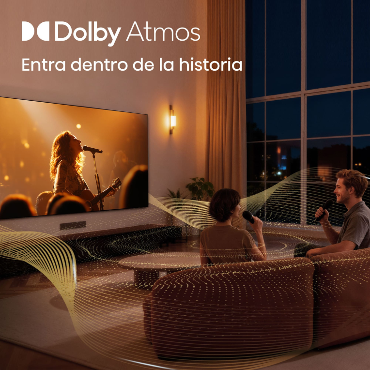 TV HISENSE 32A5S 32" FHD QLED SMART TV DOLBY ATMOS MODO JUEGO AIRPLAY - detalle