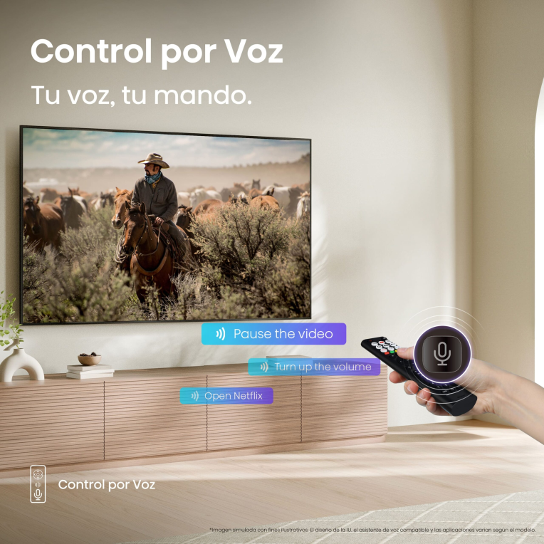 TV HISENSE 50A6Q 50" UHD 4K VIDAA SMART TV MODO JUEGO - detalle