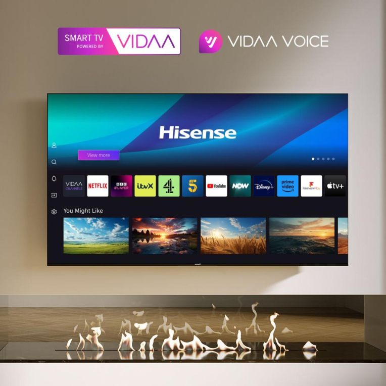 TV HISENSE 55A6N 55" UHD 4K VIDAA SMART TV MODO JUEGO PLUS CONTROL VOZ - detalle