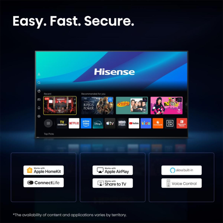 TV HISENSE 55Q7S 55" UHD 4K QLED DOLBY VISION ATMOS MODO JUEGO PLUS HDR10+ - detalle