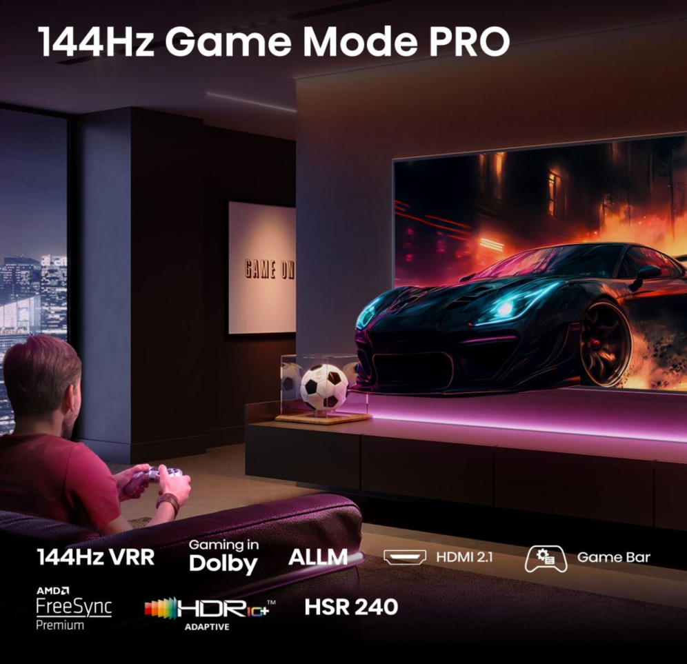 TV HISENSE 98E7Q 98" 4K ULTRA HD SMART TV WIFI NEGRO - detalle