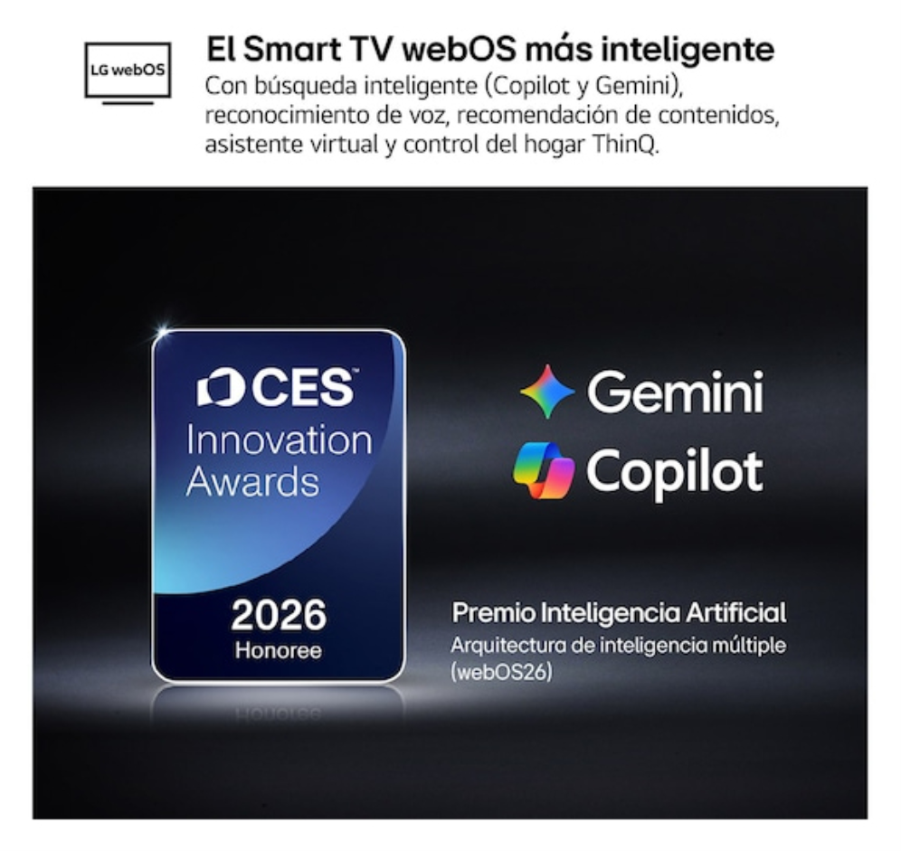 TV LG 43QNED81B6C.AEU 43" QNED EVO MINILED PATAS LATERALES WIFI HDMI X3 - detalle