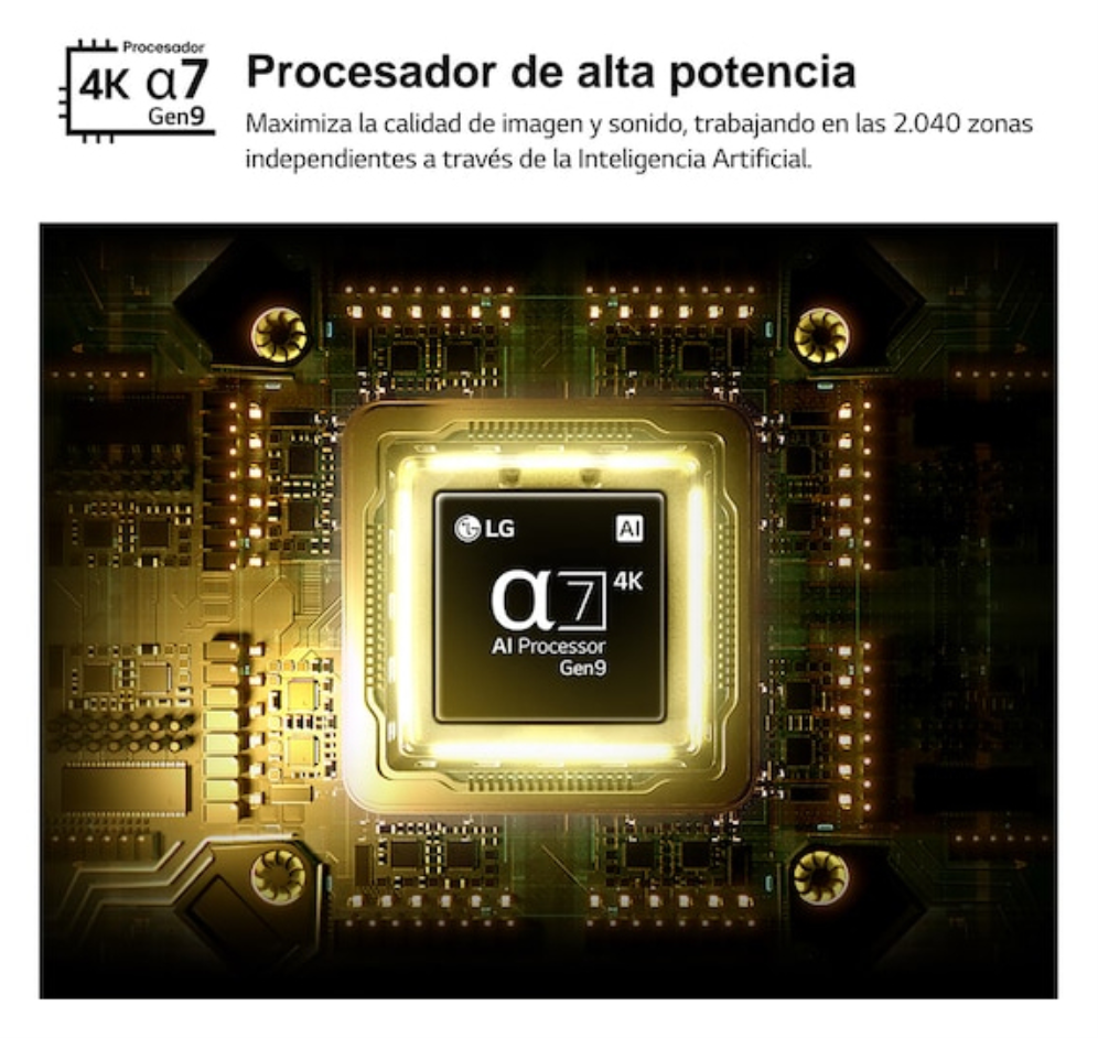 TV LG 50QNED81B6C.AEU 50" QNED EVO MINILED PATAS LATERALES WIFI HDMI X3 - detalle