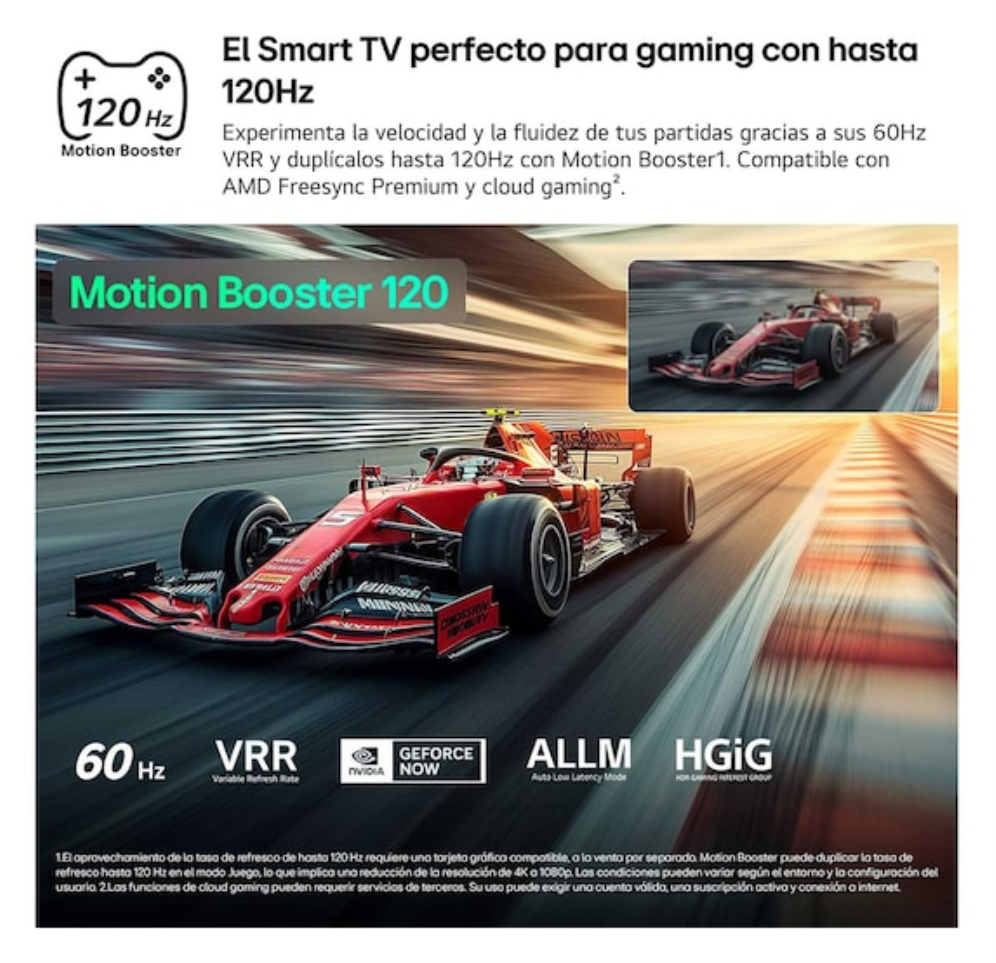 TV LG 50QNED81B6C.AEU 50" QNED EVO MINILED PATAS LATERALES WIFI HDMI X3 - detalle
