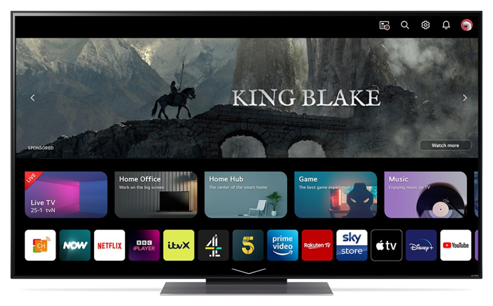 TV LG 55" 55QNED866RE QNED MINILED ALFA7 100HZ - detalle