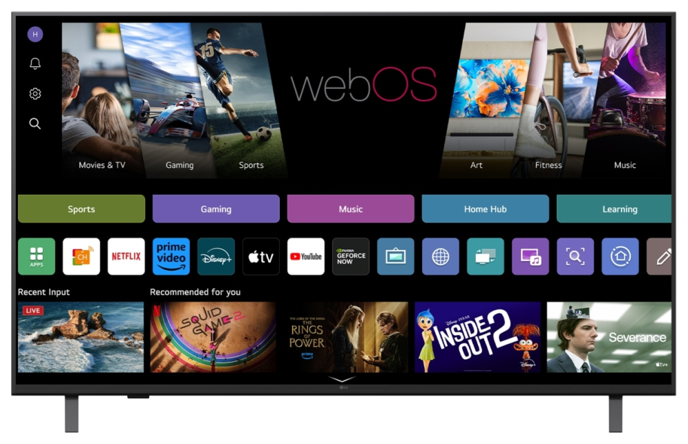 TV LG AI 50UA75003LA.AEUQ 50" LED 4K ULTRAHD SMART WEBOS HDR10 - detalle