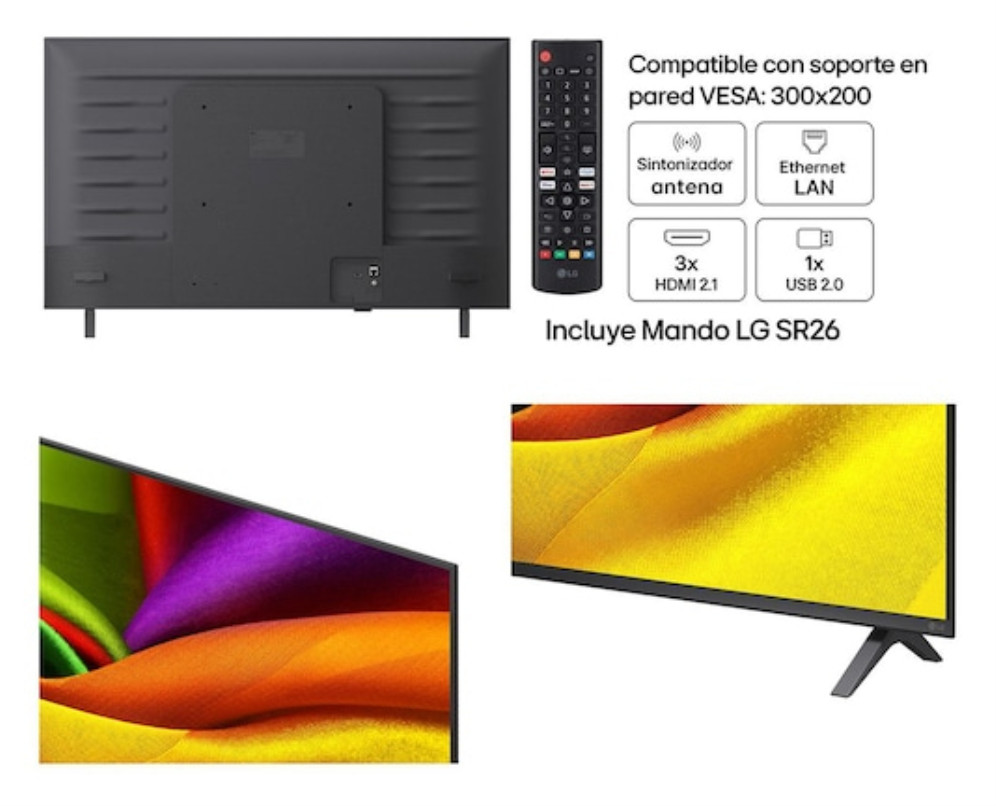 TV LG NANO 4K UHD 75NU850B6LA 75" 4K UHD 60HZ SMART TV WEBOS HDR10 DOLBY DIGITAL PLUS - detalle