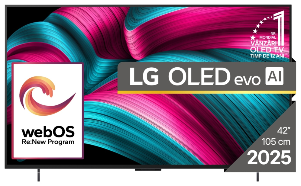 TV LG OLED evo OLED42C51LA 42" 4K DOLBY ATMOS G-SYNC SMART TV
