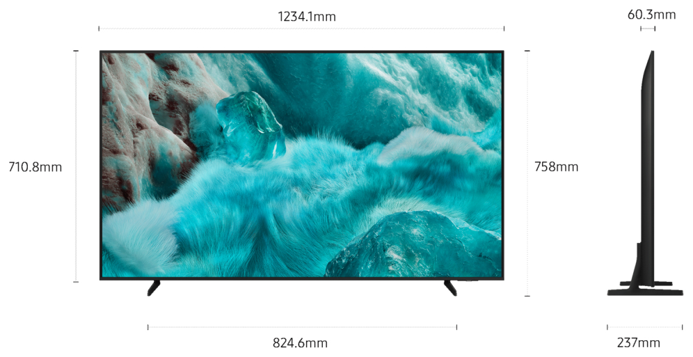 TV SAMSUNG AI QLED 55" TQ55Q7FAAUXXC UHD 4K QUANTUM HDR TIZEN - detalle