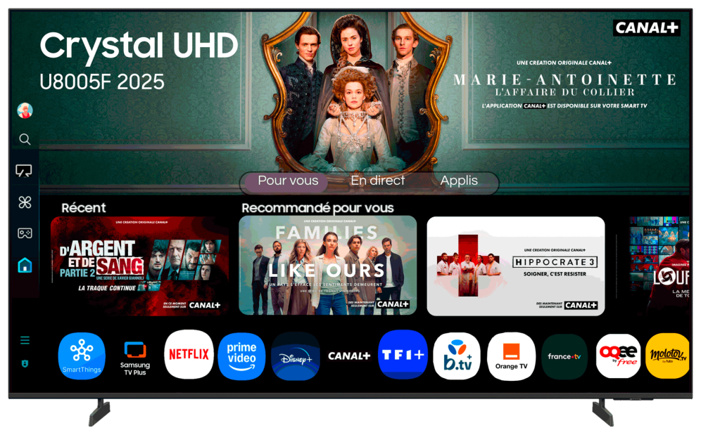 TV SAMSUNG TU50U8005FU 50" LED 4K UHD SMART TV TIZEN HDR10+