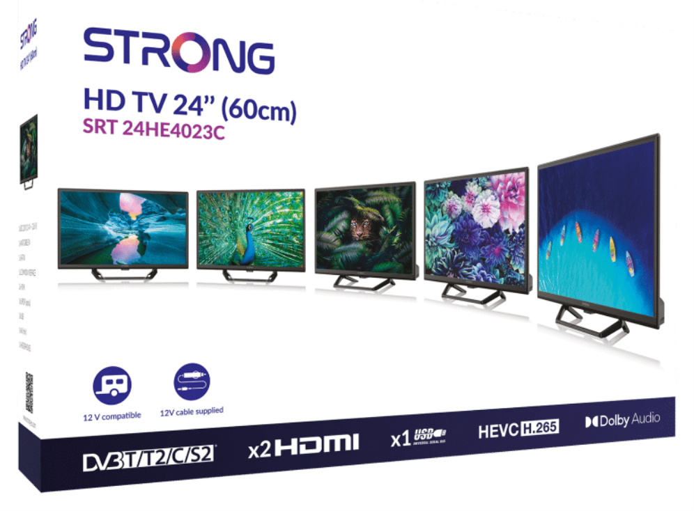 TV STRONG 24" SERIE 24HE4023C - detalle