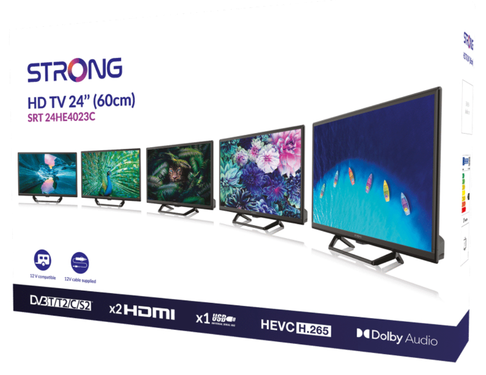 TV STRONG 24" SERIE 24HE4023C - detalle