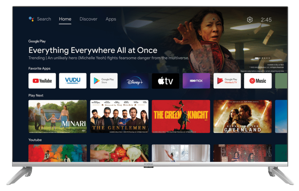 TV STRONG 43" SERIE D559 43UD6593 ANDROIDTV