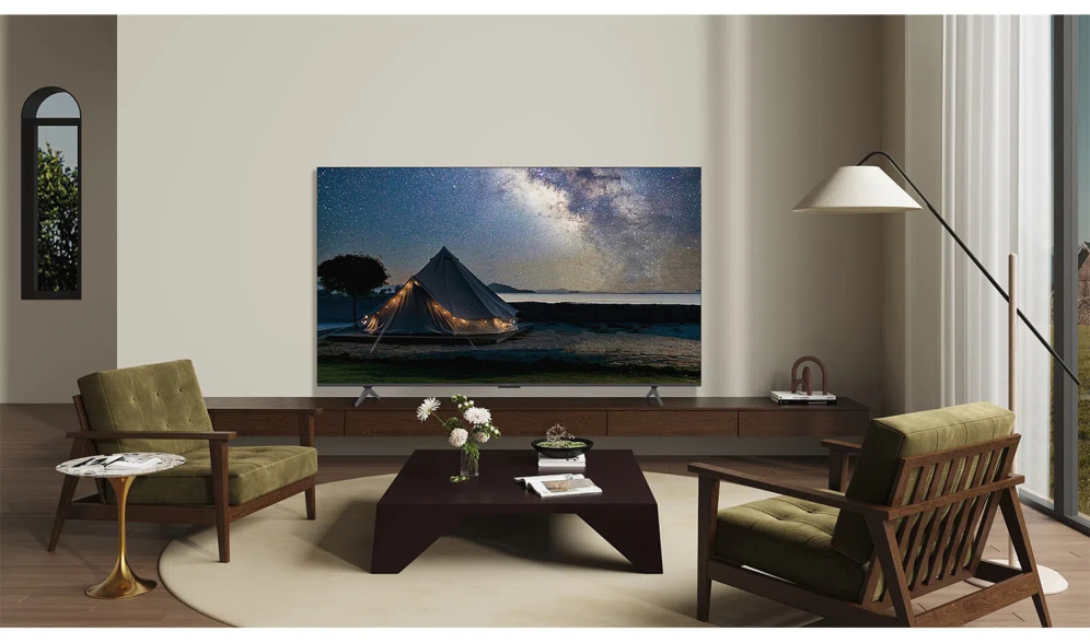 TV TCL QLED 43" 4K UHD SMART TV WIFI METALICO - detalle