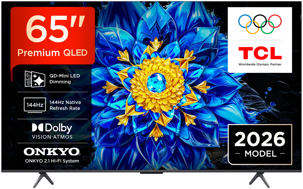 TV TCL QLED P8L 65P8L 65" 4K UHD 144Hz SMART TV GOOGLE TV HDR10 DOLBY VISION - detalle
