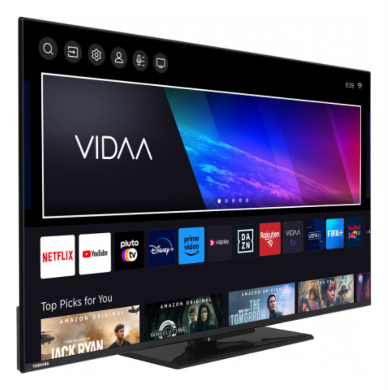 TV TOSHIBA 55" 55UV3463DG UHD SMART TV PEANA - detalle