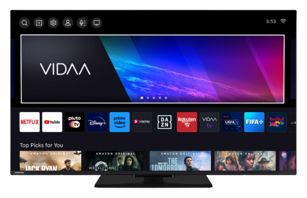 TV TOSHIBA 55" 55UV3463DG UHD SMART TV PEANA