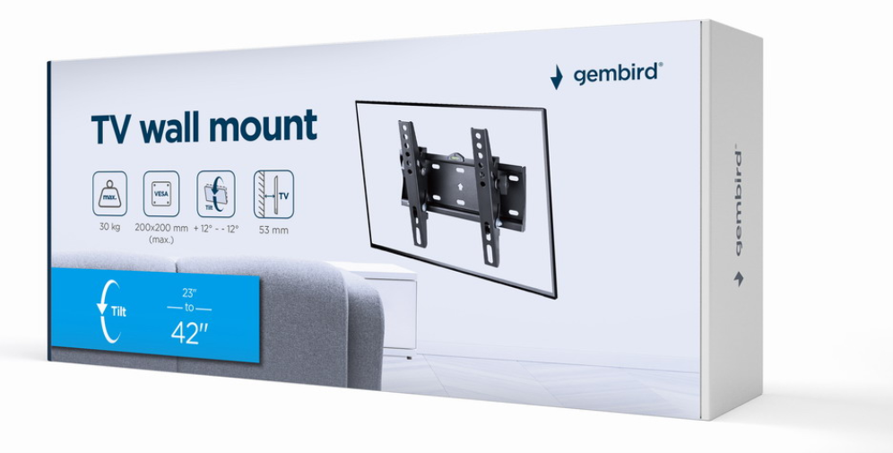 TV WALL MOUNT TILT 23"-?42" 30KGS - detalle