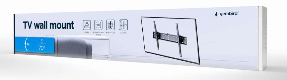 TV WALL MOUNT TILT 37" 70" 40KGS - detalle