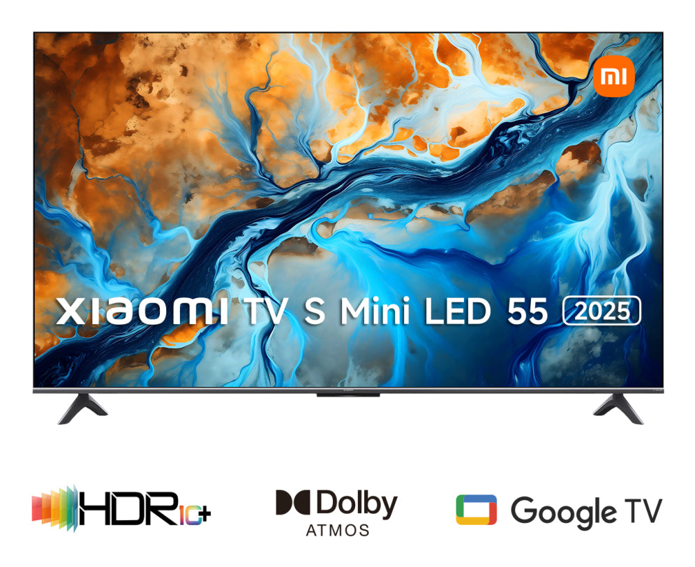 Xiaomi TV S Mini LED 55 2025 139.7 cm (55") 4K Ultra HD Smart TV Wifi Negro 1200 cd / m²