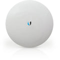 Repetidor Ubiquiti NanoBeam 5AC Gen 2 en color blanco, dispositivo para puente WiFi con velocidad de 450 Mbit/s.