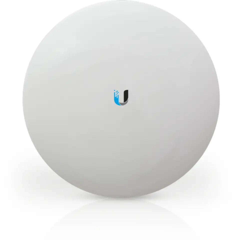 Repetidor Ubiquiti NanoBeam 5AC Gen 2 en color blanco, dispositivo para puente WiFi con velocidad de 450 Mbit/s.