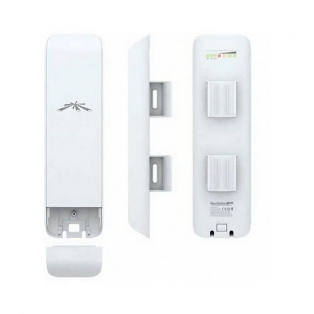 Punto de acceso Ubiquiti NanoStation M NSM2 de 2.4GHz con antena de 11dBi, compacto y de alta rendimiento.