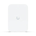 Punto de acceso Ubiquiti U7 In-Wall en color blanco con capacidad WiFi 7 y energía sobre Ethernet (PoE).