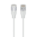 Ubiquiti UACC-Cable-Patch-EL-C6A-3M-W cable de red Translúcido. Blanco Cat6a
